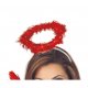 Serre tête couronne d'ange Rouge