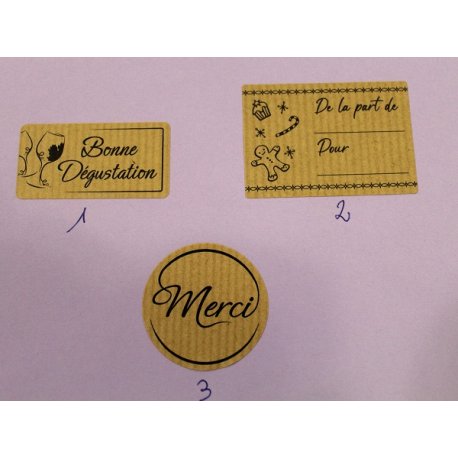 Etiquettes Diverses