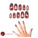 Faux ongles Noel rouges ou verts