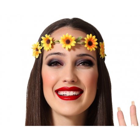 Serre tête couronne de Fleurs