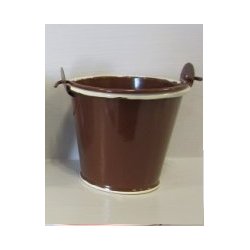 Petits seaux métal chocolat