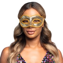 Loup Venise Sequins Turqoise