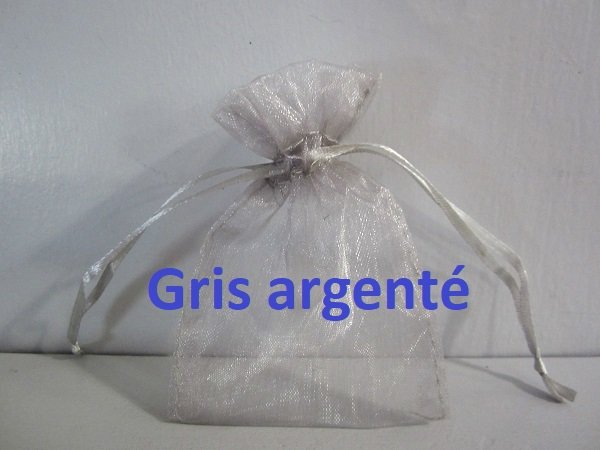 Gris Argenté organdis