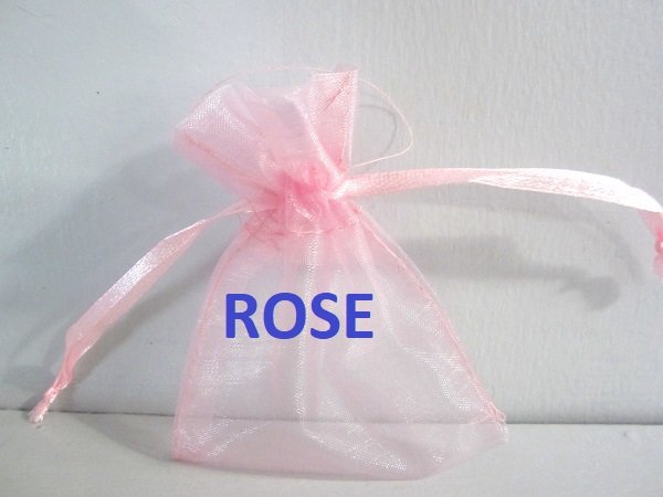 Rose organdis