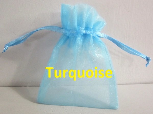 Turquoise organdis